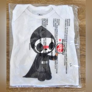 NEW Tokidoki Bambino Adios White onesie 3-6 Months RARE